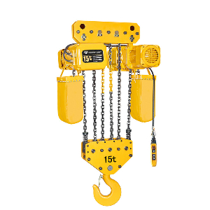 2 Ton 380V Construction Gear Electric Chain Hoist with Manual push pull beam Trolley