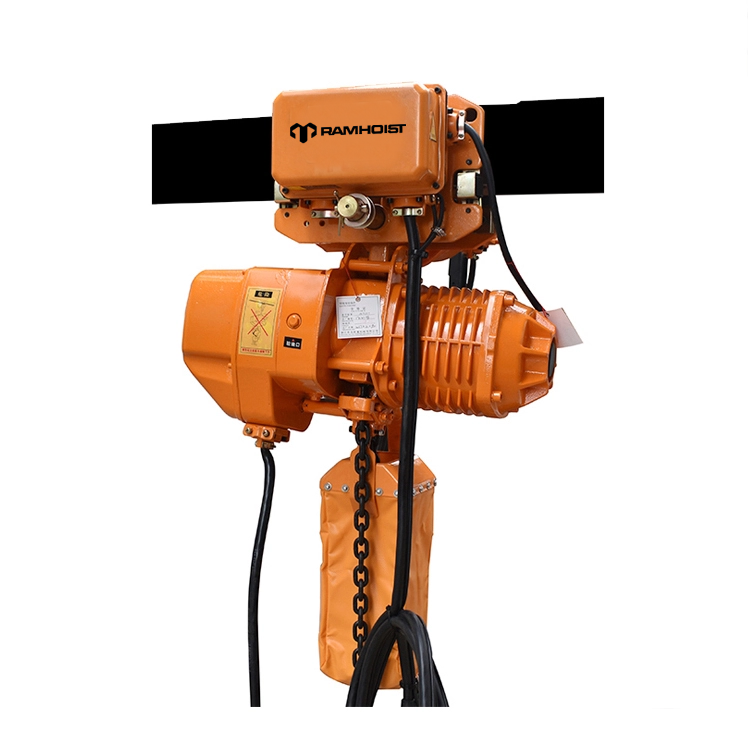 China Good Price 1t 2t Electric Beam Trolley Monuted Chain Hoist for Sale