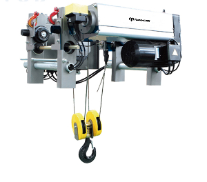European Standard Wire Rope Electric Hoist with Abm Motor, Double Rail Crane Trolley
