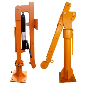 10t Foldable Steel Manual Davit Arm Crane, Lift Swivel Vehicle Crane, Hydraulic Crane