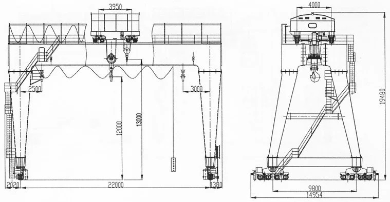 Double girder gantry cranes Supplier in jiangsu, China1-4.jpg