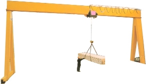 Harbor Freight Single Girder Hoist Container Portal Gantry Crane with ISO Certificated
