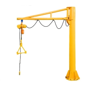 Wire Rope or Chain Lifting Traveling Cantilever Mounting Structural Beam Motor Rotation Arm Lift Jib Wall Crane, Wall Bracket Jib Crane