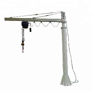 360 Degree Swivel Small Hoist Pillar/Column Mounted Cantilever Swing Arm Slewing Pedestal Boom Single Jib Crane