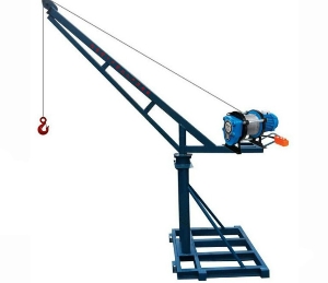 Attractive and Durable Outdoor Construction Mini Portable Crane, 500kg Arm Rotating Lifting Crane with Standard Height 30m