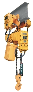 12 Volt 5t Three Phase Explosion Proof Sparkproof Electric Powered Chain Double Brake Construction Hoist for Line Array