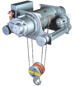 Similar Hitachi Type Low Headromm Electric Powered Monorail Wire Rope Lifting Hoist with Abm Style Geared Motors