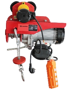 Single Phase 110V and 220V Small Wireless Remote Control Mini Electric Wire Rope PA Hoist 1500kg for Lifting