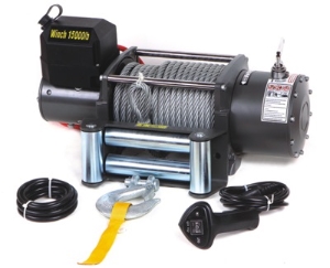 5000lb 4WD 4X4 off Road Vehicle Boat Truck Tractor Winch with 24V DC Motors