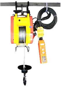 250kg 1200W AC220V-240V Suspending Electric Mini Wire Rope Winch Hoist