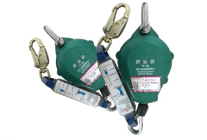 Fall Arrest Double Hooks Safety Lanyard with Shock Absorber