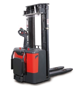 Power Drive Full Electric Walk Behind Forklift Pallet Stacker 3.5 M Height