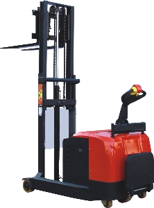 Fully Electric Pallet Walkie Straddle Stacker with High Quality