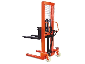 1000kg Capacity Hydraulic Hand Lift Manual Forklift Pallet Stacker