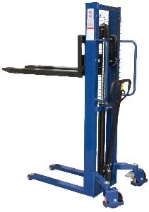 500kg Small Hand Operated Straddle Hydraulic Lifting Pallet Stacker
