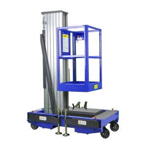 Single column aluminum alloy person elevator aerial work man lift platform price