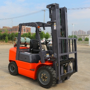 LPG Dual Fuel Forklift 2 Ton 2.5 Ton Propane Fork Lift Truck Hydraulic Transmission Container Mast