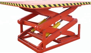 Custom small warehouse stationary scissor lifting platform/scissor hydraulic lift work platform