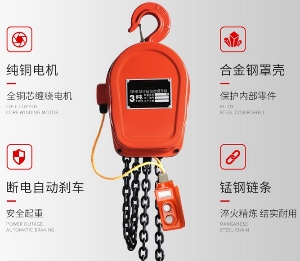 Low price DHS type 110 volt electric chain hoist with 12 months warranty