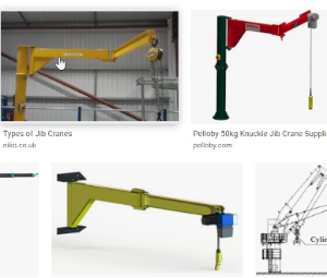 Knuckle jib crane with knuckle boom jib for Canada (150kg, 6m jib bend in the middle, 3m lifting height)