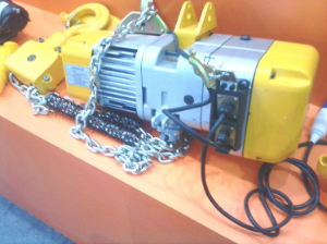 Site photos of HHXG Electric Chain Hoists