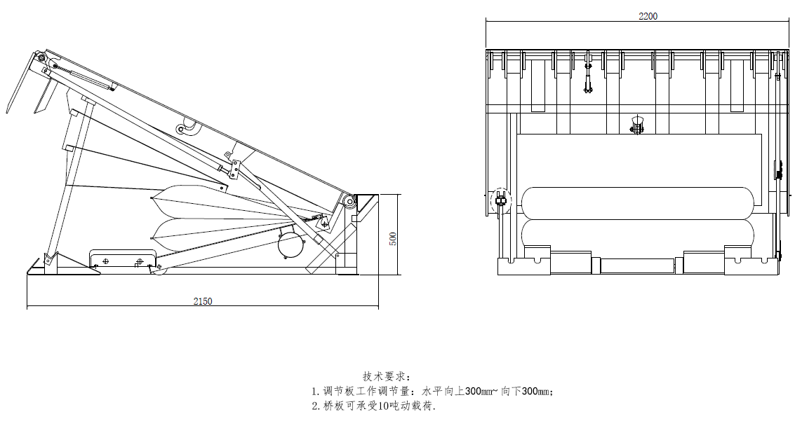 technical drawing for Air-Powered Dock leveler.png