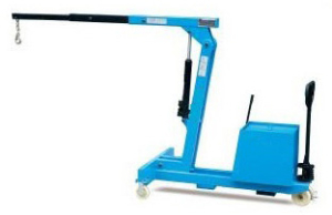 Inquiry about Electic Counter Balanced mobile floor Shop Crane and Manual Hydraulic Pump type Floor Crane from India