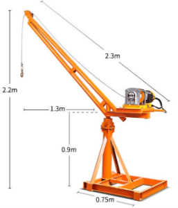 Inquiry about mini construction crane from Singapore