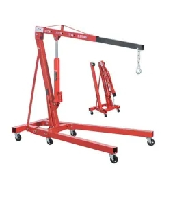 Inquire about 3t Portable Adjustable Style Mini Hydraulic Moveable Folding Telescopic Floor Crane from Namibia