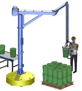 Purchase a vacuum lifting system to assist workers at the end of the production line from U.S.