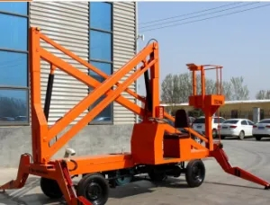 Inquire about Diesel Engine Mobile or Trailer Articulating Aerial Working Boom Lift from India