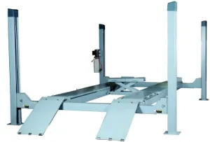 Inquiry about Automatic Unlock 4 Post/Column Hydraulic Car Vehicle Lift for Home Garage from France