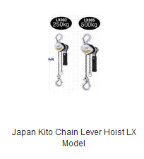 Would like a AUS dollar price on 250kg and 500kg lever hoist KITO LX Model from Australia