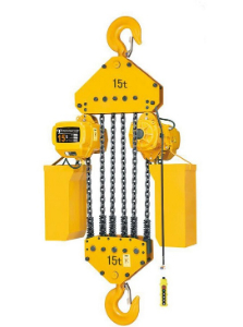 Catalogues or website of electric chain hoist requested by South korea