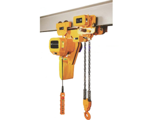 Electric Chain hoist and electric trolley in 2 speed control or with manual or geared trolley for Singapore