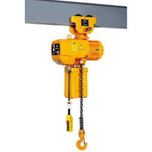 Lowest rates for Chain electric hoist with 3 mtr lift cap - 500 kg , 1000 kg , 2000 kg , 3000 kg & 5000 kg + Motorized trolleys, with brake on trolley motor for India