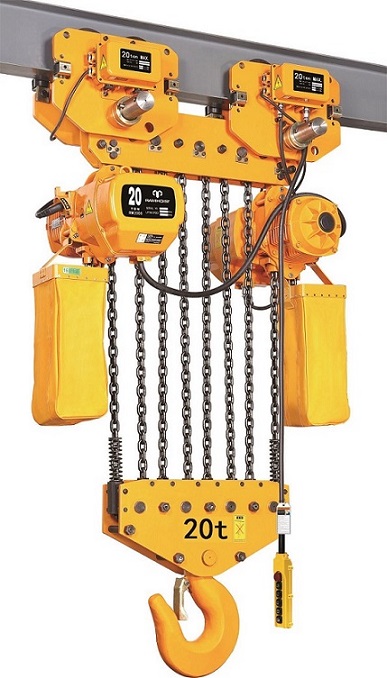 China RM Electric Chain Hoists Wholesale Supplier-15Ton-25Ton (With Electric Trolley)-dual speed.jpg