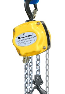 Detailed catalogue and price list of the new series chain hoist and level hoist in chrome plated for India