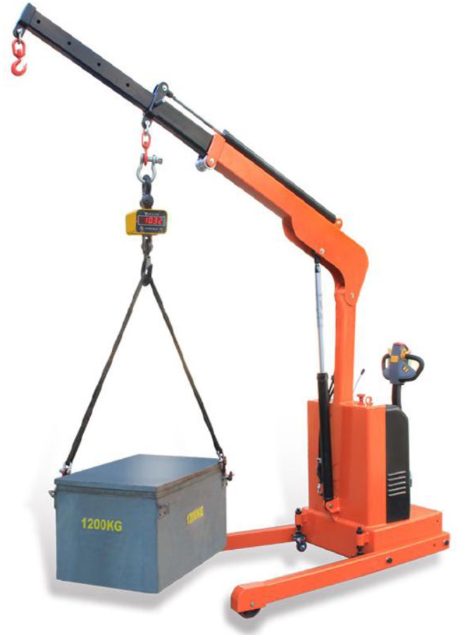 High Quality 1t Fully Electric Floor Crane made in china by RAMHOIST.jpg