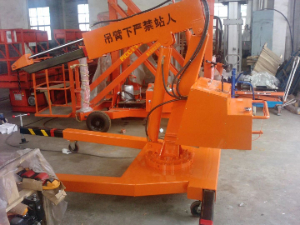 2T electric floor crane with 230v/1phase/50