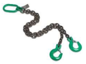 CHAIN SLING ( 04 pair) 2 leg Chain Sling with Hook ( hook with safety latch) for Maldives