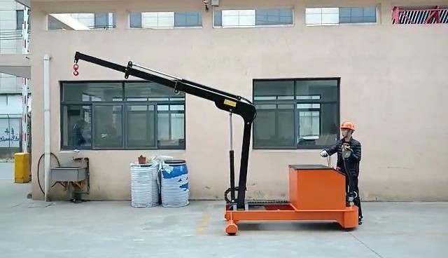 Electric powered floor crane or mini floor crane 2000kgs china manufacturer.jpg