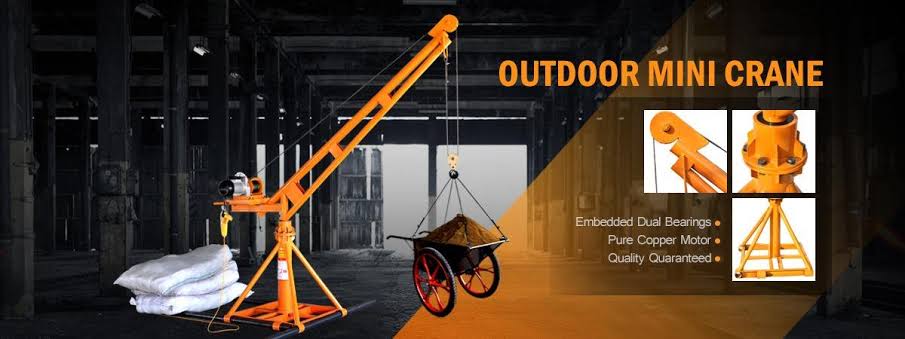 Outdoor Lifting Mini Crane (mini construction crane) lift up to 500 Kgs and 20m height for Thailand.jpg