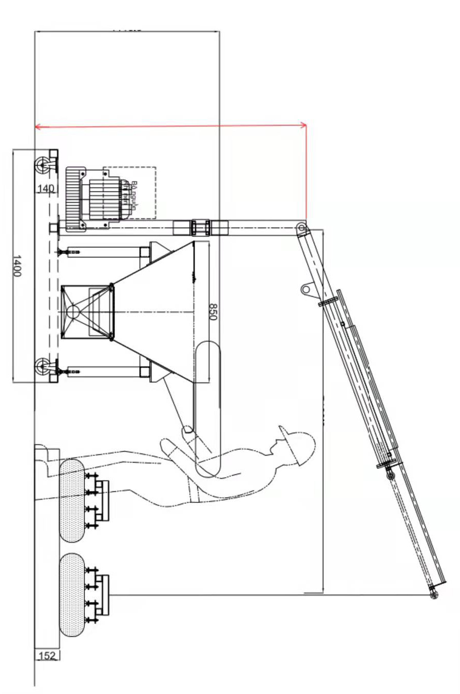 separate the mobile forklift rack and the lifting shaft-2.jpg