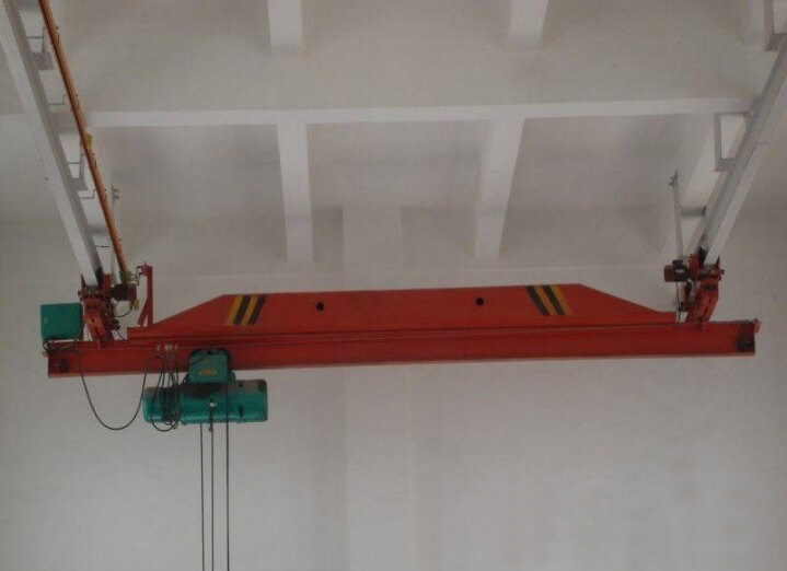 10 ton under running single girder overhead crane (10 ton suspended single girder overhead crane) with Electric wire rope hoist-3.jpg