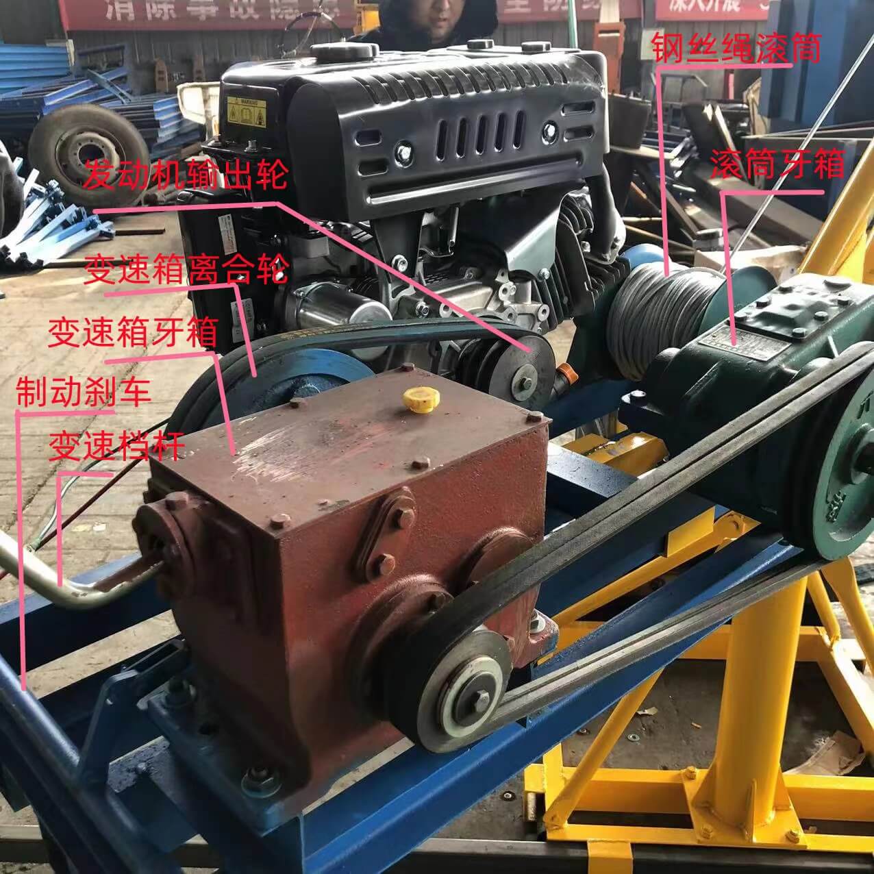 Detailed pictures of Mini crane for construction, gasoline operated-6.jpg