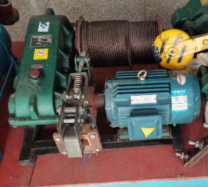 3 Tons Electric Winch 3Phase 380V 120 meters Steel Rope for Myanmar
