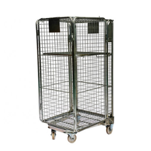 Foldable Best Quality Detachable Warehouse Logistic Durable Nestable Transport Cargo Pallet Roll Cages Trolley For Sale